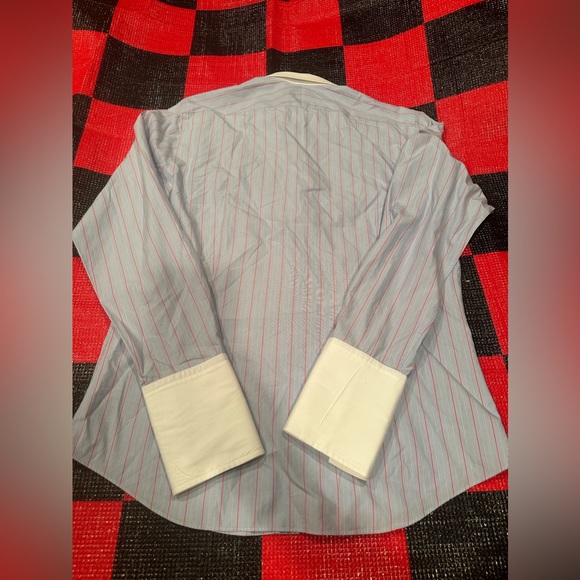 Hawes & Curtis LS shirt 
Size 17 x 37
Luxury 2 Ply 100% Cotton 
Extra Slim Fit - Picture 2 of 5